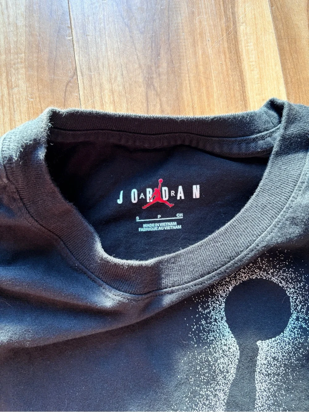 Jordan Essentials Black 'Jumpman' Graphic Tee Small